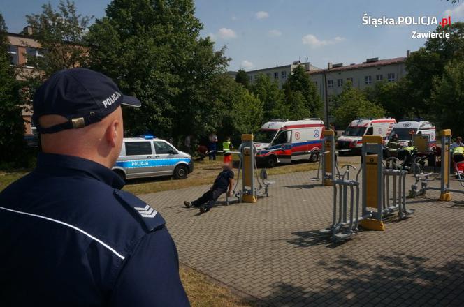 Strzelanina w Zawierciu. Ćwiczenia policji i medyków [ZDJĘCIA]