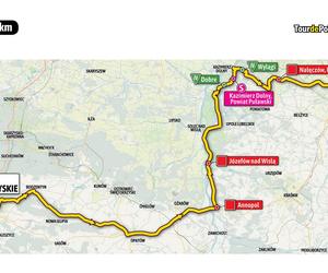 Tour de Pologne 2022 Pierwszy etap MAPA