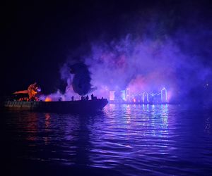 Małopolskie Królewskie Widowisko na Wiśle w ramach 24. Parady Smoków