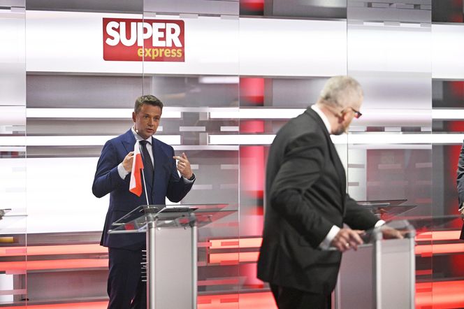 Potężna awantura w studiu! Trzaskowski opuszcza mównicę