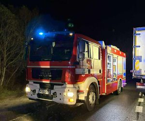 Wypadek na trasie Siedlce - Łuków, kierowca ranny