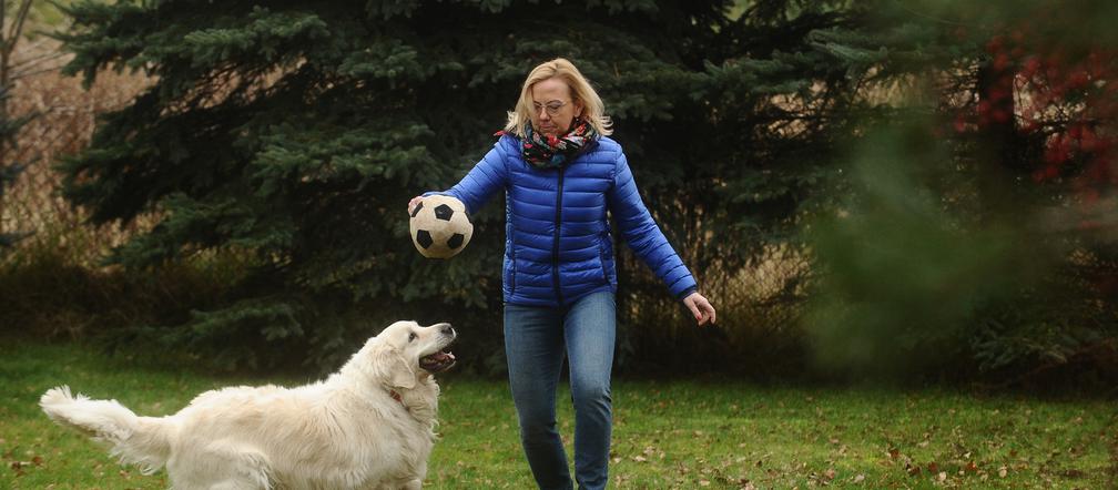 Minister Anna Moskwa z psem