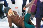 Maja Sablewska upadła na lodzie