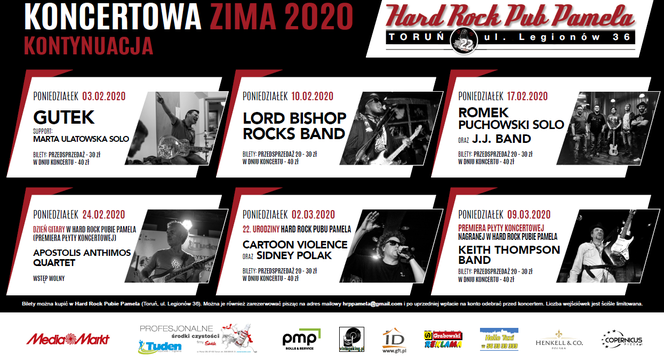Dalszy ciąg ciekawej zimy w Hard Rock Pub Pameli. Gutek, Sidney Polak i inni...
