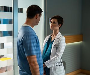 Na dobre i na złe odc. 956. Blanka (Pola Gonciarz), Krzysztof Radwan (Mateusz Damięcki)