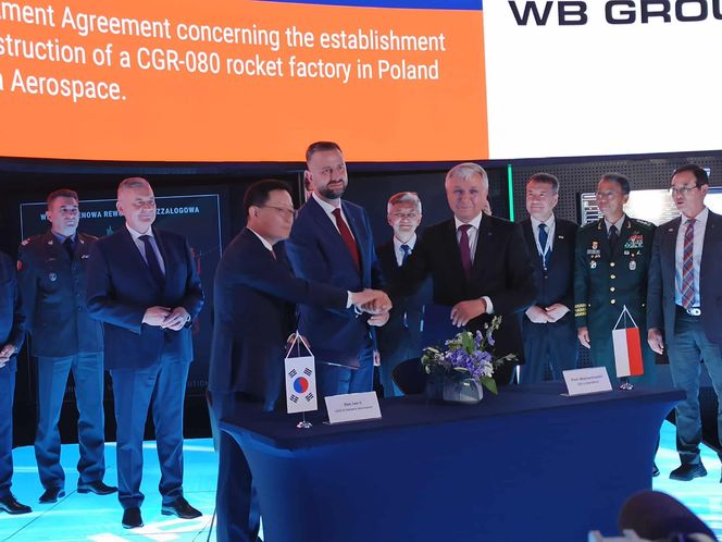 Polska Grupa WB i Hanwha Aerospace zacieśniają współpracę. Fabryka rakiet CGR-080 w Polsce staje się faktem