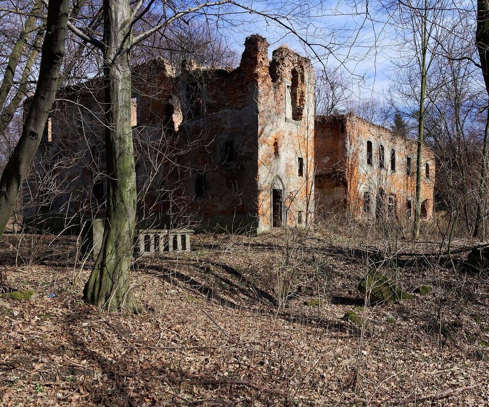 To jeden z najstarszych pałaców w Małopolsce. Miejscowi widują w jego ruinach zjawę