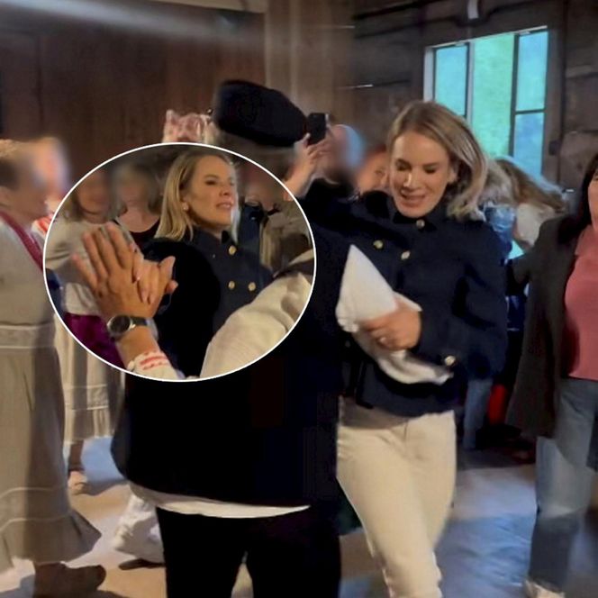 Porwał Martę Nawrocką do tańca 