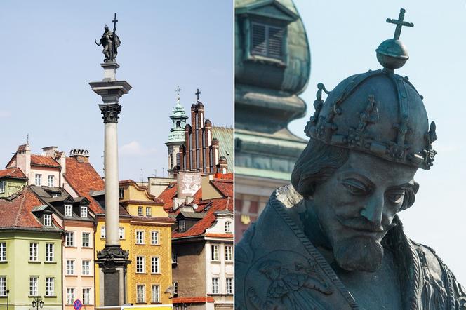 Tak wygląda pomnik  króla Zygmunta III Wazy. Co za widok!