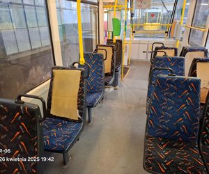 Wandalizm w tramwaju