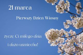 Dzień wiosny - kartki z życzeniami