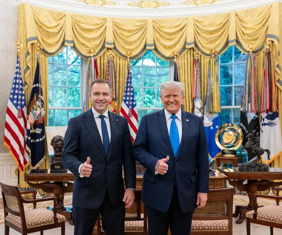 Karol Nawrocki i Donald Trump spotkali się w Białym Domu
