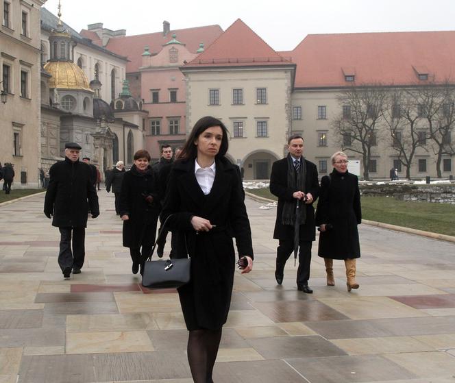 Marta Kaczyńska na Wawelu - rocznica katastrofy smoleńskiej 2013