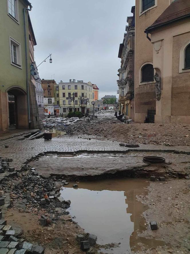 Tak wygląda Kłodzko po opadnięciu wielkiej wody