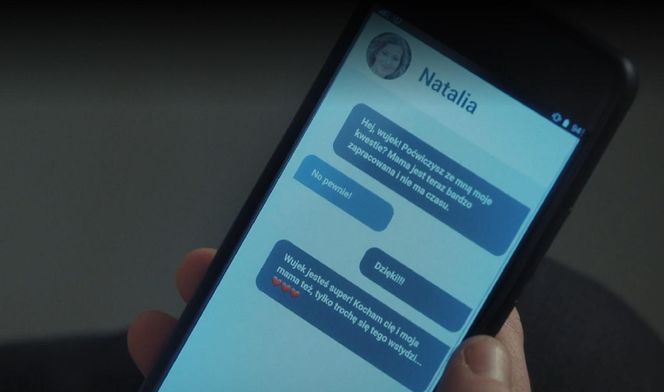 M jak miłość odc. 1854. SMS Hani do Bartka