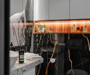 Apartament w stylu glamour inspirowany afrykańską przyrodą