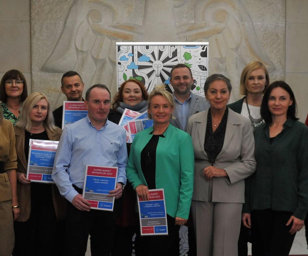 Autorzy zwycięskich projektów w Słupskim Budżecie Obywatelskim 2023