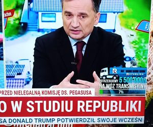 Zbigniew Ziobro pojawił się w piątek rano na żywo w TV Republika