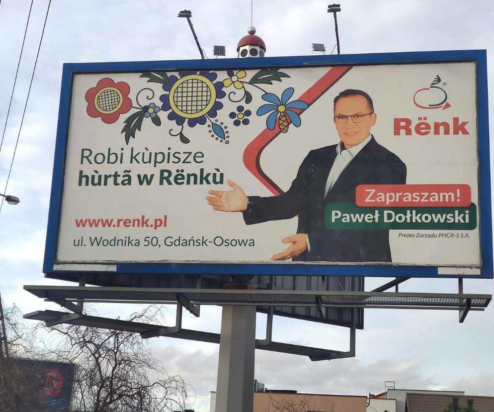 Kandydat na wójta na billboardach spółki, którą zarządza? Posłanka Pomaska demaskuje