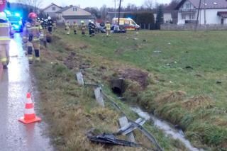 Tragiczny wypadek w Hucie Nowej koło Kielc. Nie żyją dwie osoby