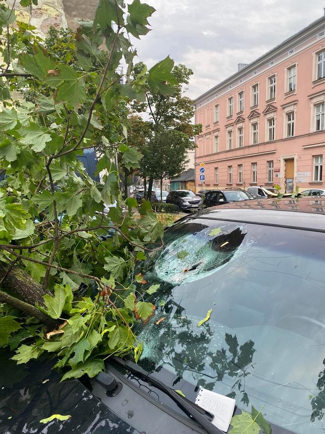 Potężna burza w Krakowie: zalania, zniszczenia, odwołany koncert Maty