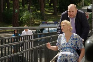 M jak miłość odc. 1831. Jagoda (Katarzyna Kołeczek), Tadeusz (Bartłomiej Nowosielski)