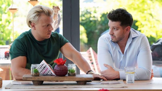 Barwy szczęścia odc. 3249. Justin (Jasper Sołtysiewicz), Patryk (Konrad Skolimowski)