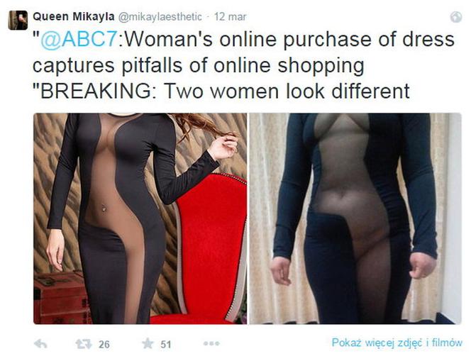 Nie zamawiaj sukienek z Chin