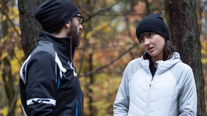 Na dobre i na złe, odcinek 729. Bart (Piotr Głowacki), Wera (Magdalena Celmer)