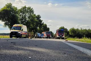 Wpadek na DK2 w pobliżu Zbuczyna
