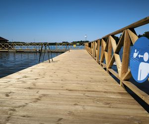 Plaża w Osiecznej przed sezonem letnim 