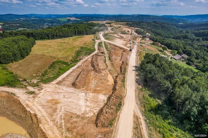 Budowa drogi ekspresowej S19 Babica - Jawornik i najwyższej estakady w Polsce