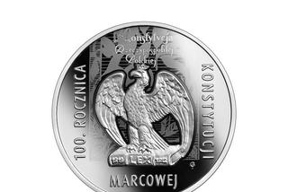 Moneta na 100. rocznicę konstytucji marcowej 