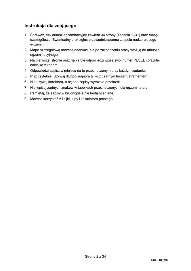Matura geografia 2025 - arkusz CKE [NOWA FORMUŁA]