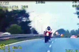 Motocyklista pędził 192 km/h od Katowic do Mysłowic