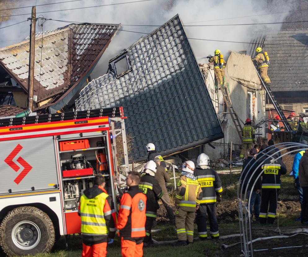 Tragedia w Ustroniu! Wybuch gazu rozsadził dom jednorodzinny