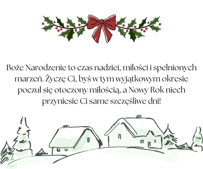 Życzenia na Boże Narodzenie 2024 – SMS. Piękne teksty, które wywołują wzruszenie