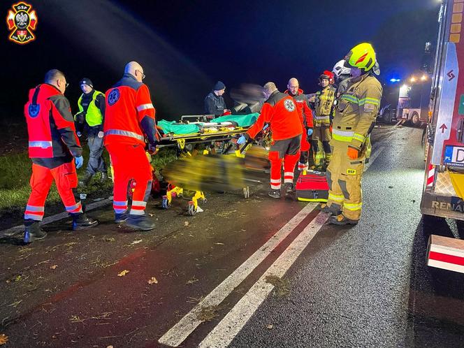 Dramatyczny wypadek w Sokołowicach. Cud, że nikt nie zginął