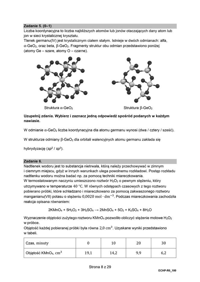 Matura 2024: chemia rozszerzona w formule 2015 - arkusze CKE i sugerowane odpowiedzi