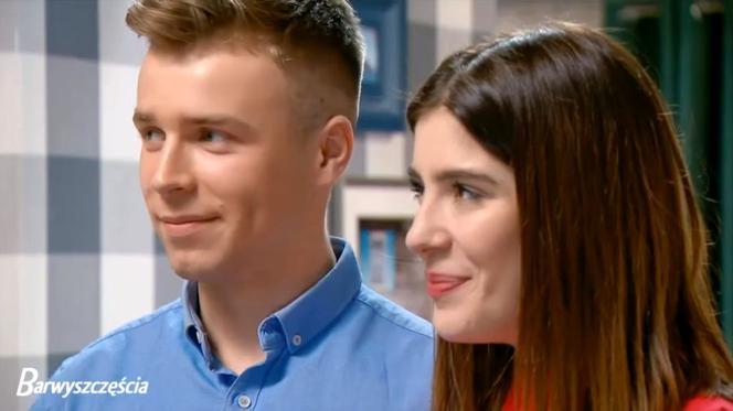 Barwy szczęścia po wakacjach 2020. Patryk (Konrad Skolimowski), Agata (Natalia Zambrzycka)