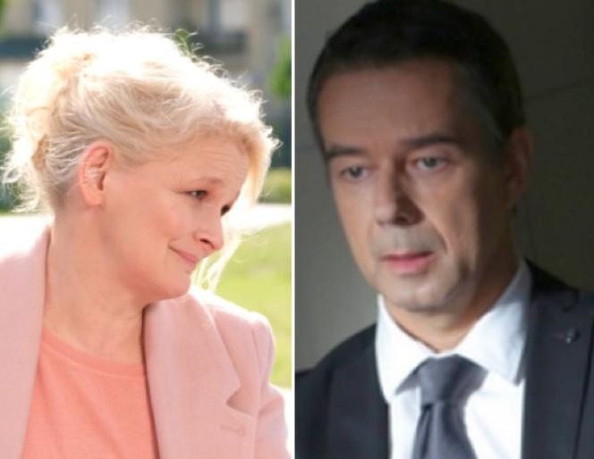 M jak miłość. Marta (Dominika Ostałowska), Grzegorz (Janusz Onufrowicz)