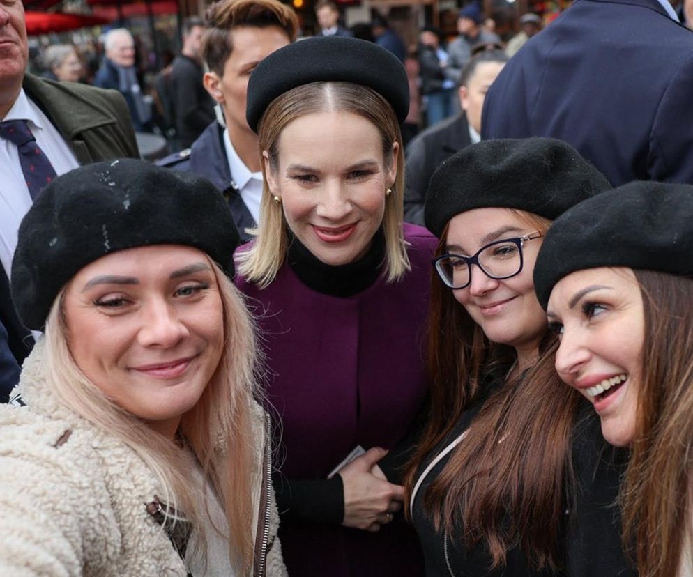 Marta Nawrocka olśniła Paryż. Spotkania za granicą są wyjątkowo miłe