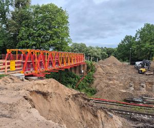 Postępują prace na olsztyńskim Tracku. Powstaje nowoczesny wiadukt