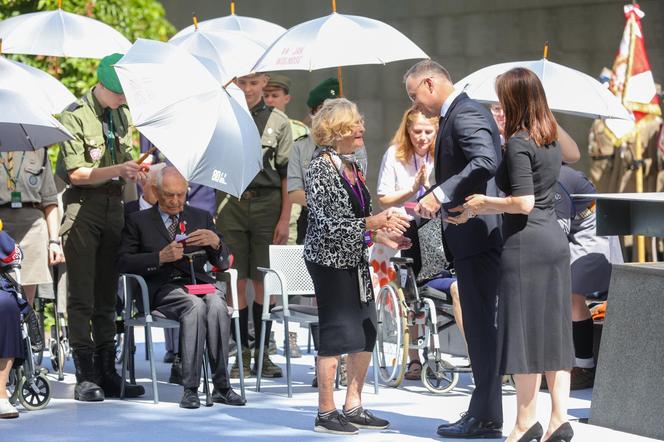 Andrzej Duda na Obchodach 80. rocznicy wybuchu Powstania Warszawskiego