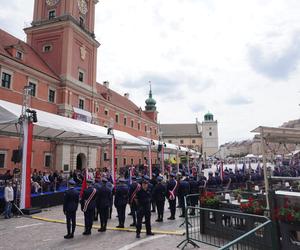 Święto Policji 2024. Uroczystości na placu Zamkowym w Warszawie