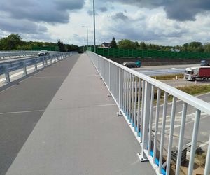Nowy wiadukt na A2 w ciągu ul. Domanickiej w Siedlcach jest już otwarty i przejezdny