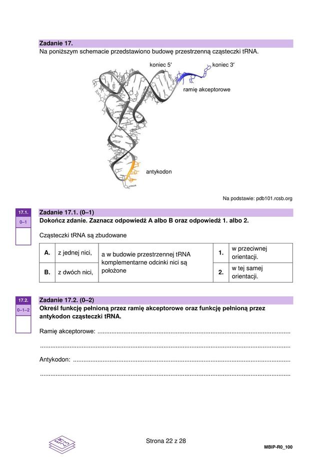 MATURA BIOLOGIA ROZSZERZONA FORMUŁA 2024