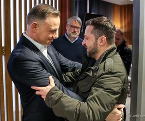 Andrzej Duda i Wołodymyr Zełenski