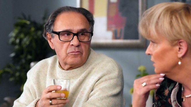 Barwy szczęścia odc. 3226. Małgorzata (Adrianna Biedrzyńska), Jerzy (Bronisław Wrocławski)