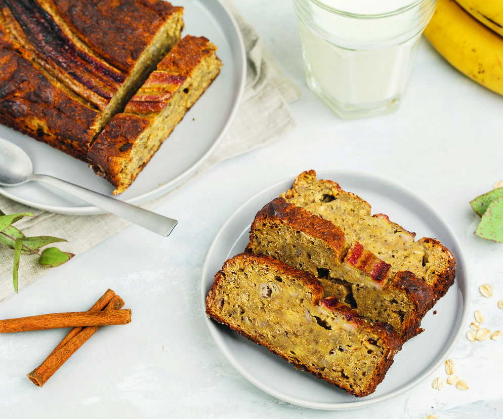 Dietetyczny chlebek bananowy 